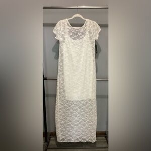 Wild Fable White Lace Dress Size Large